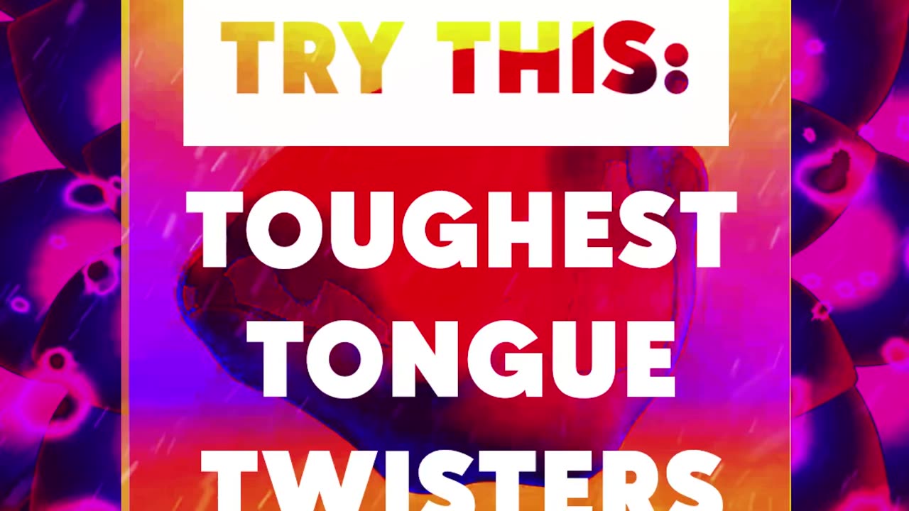 Toughest #TongueTwisters .. ((💪🏻🌪️)) ((🗣️💨))