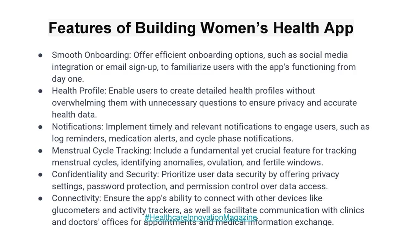 Women Health Tracking App Development: History, Forecasts, and Recommendations