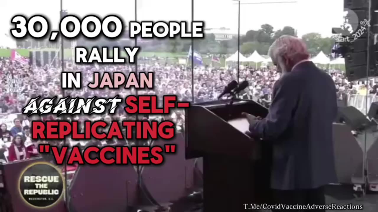 Japan and US Have Tens of Thousands Rally Against the Medical Industrial Complex