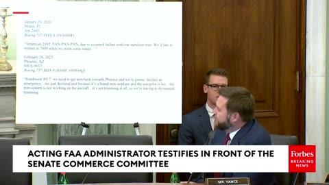 'I May Be Especially Worried About This...'- JD Vance Questions FAA Chief