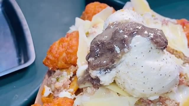 Truffle filling inserted into cheese, like you've never seen before