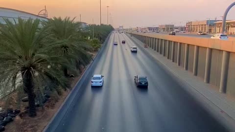 Sunset in Saudi Arabia