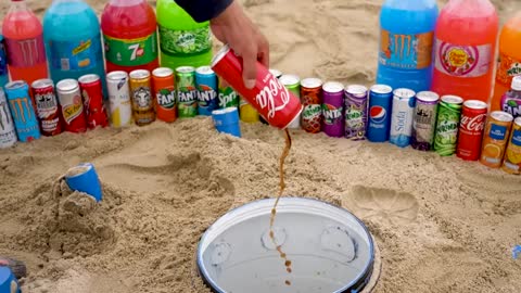Big Underground Volcanic Eruption from Coca-Cola, Mtn Dew, Monster, Fanta, 7up, Mirinda and Mentos4