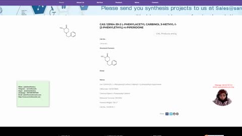 cas: 129164-39-2 L-Phenylacetyl Carbinol 3-Methyl-1-(2-phenylethyl)-4-piperidone