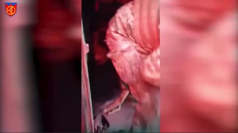 Ukrainian defenders captured a tank hangar and took occupants as prisoners.