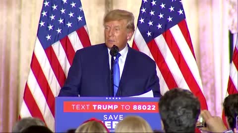 Trump Speaks to Supporters on Election Night