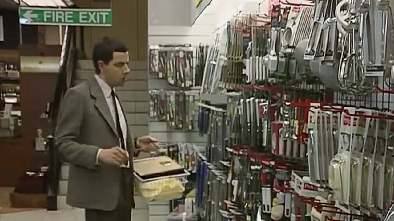 Mr. Bean in the market
