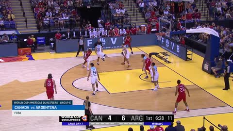 FIBA Qualifying Highlights Canada 99, Argentina 87