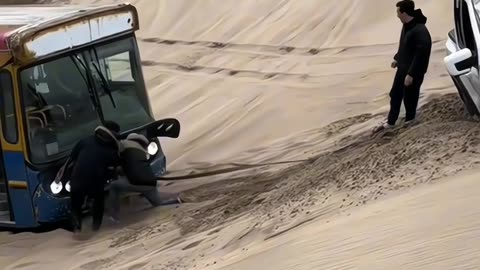 New Technique To pull your car from desert