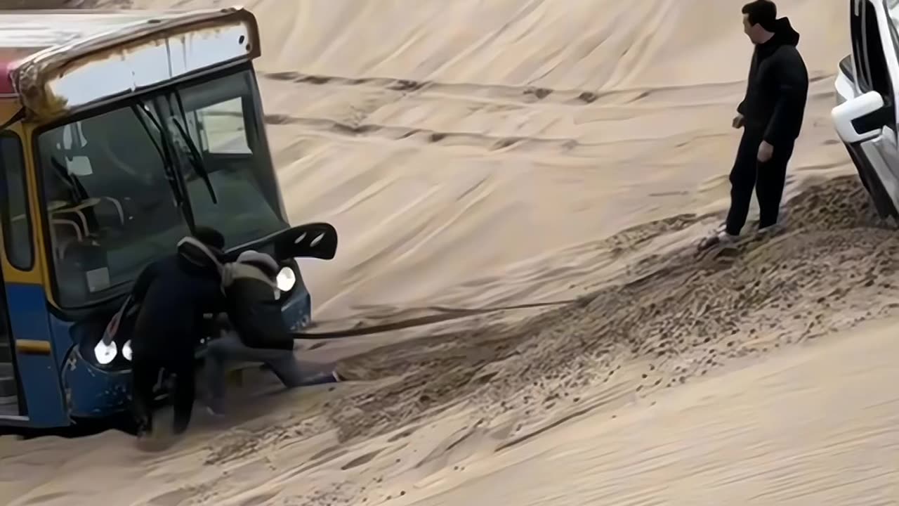 New Technique To pull your car from desert