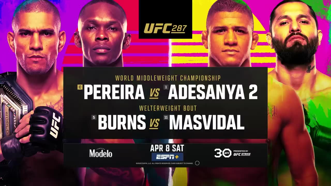 Alex Pereira VS Israel Adesanya 1_FREE FIGHT🥊|| UFC||