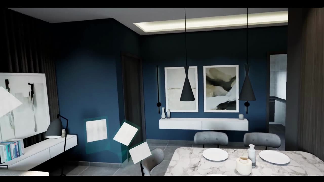 Virtual reality interior walkthrough