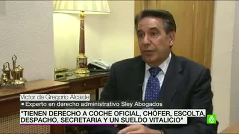¡INCREÍBLE! EL PUEBLO ESPAÑOL DEBE MANTENER A LOS MINISTROS DE POR VIDA.