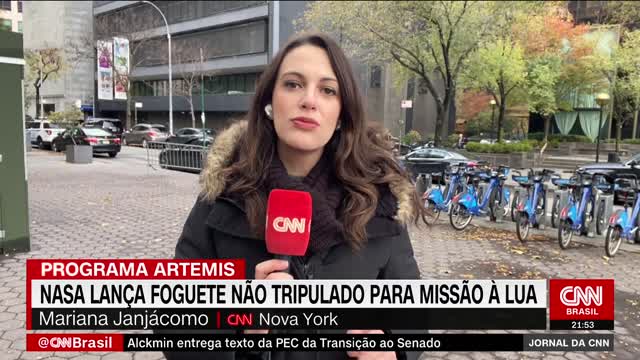 Nasa lança foguete não tripulado para missão à Lua | JORNAL DA CNN