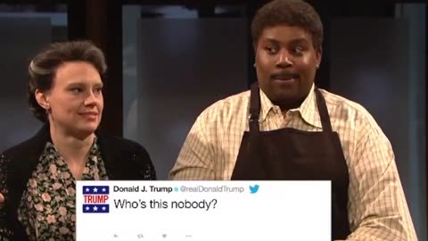 Donald Trump live tweets SNL skit