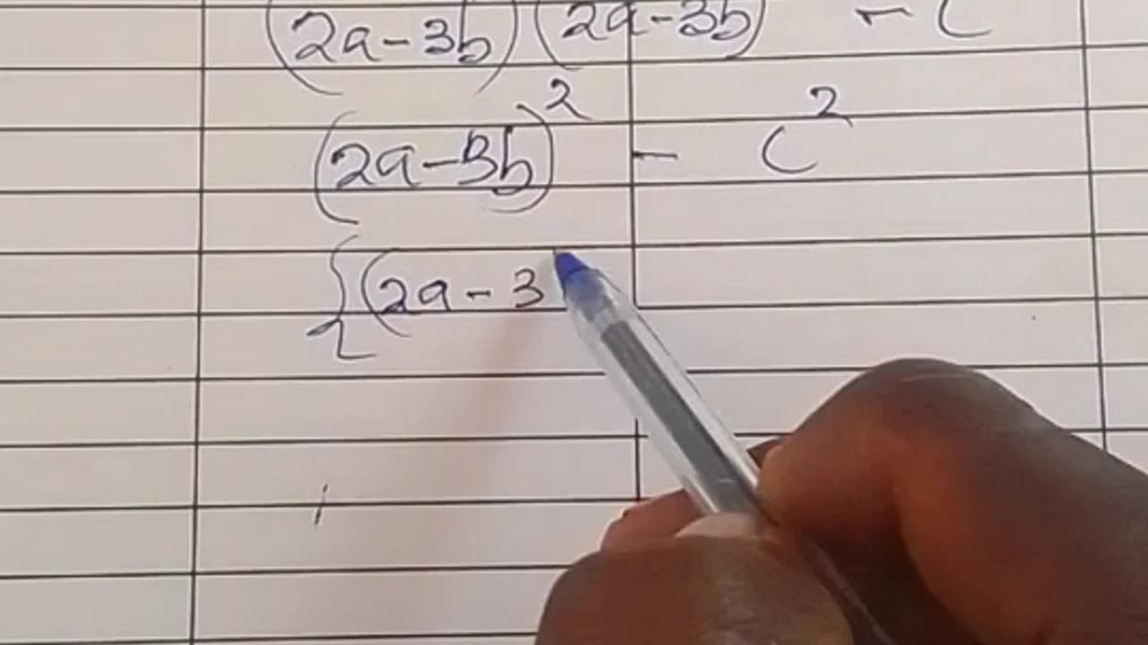 Factorization of algebraic expression