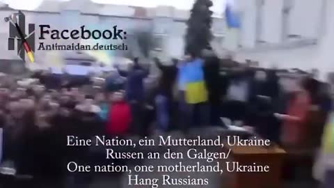 Ukraine, Kinder werden zu Nazis erzogen
