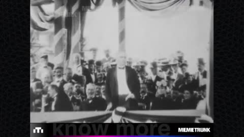 PRESIDENT 25 WILLIAM McKINLEY : past proves future