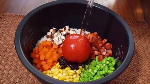 Super simple braised rice~Hurry up and learn 🍅✨