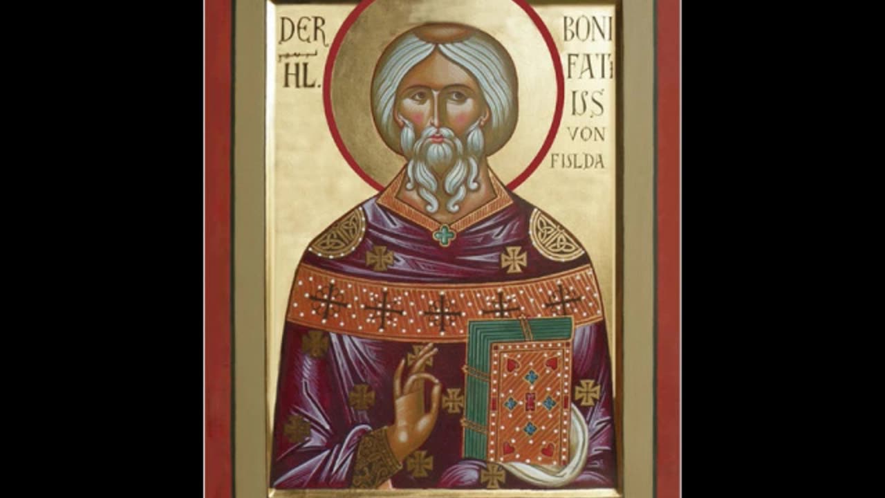 Tropar Heiliger Bonifatius, rumänischer Stil