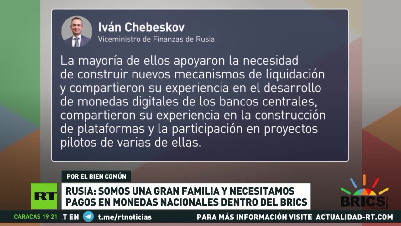 Rusia: La mayoría de los países de los BRICS apoyan la desdolarización dentro del bloque
