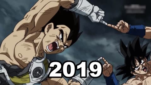 Evolution of Goku fusion Vegeta born Gogeta 1995-2019