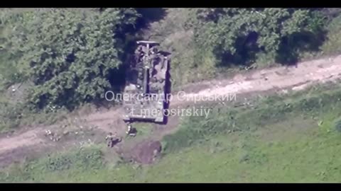 Himars job near to Bakhmut. Demolishing the Ruzzian artillery.