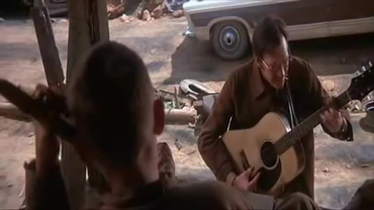 DUELING BANJOES scene from DELIVERANCE > guitar & Banjo