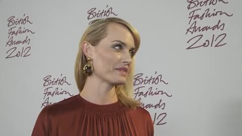 British Fashion Awards 2012, Amber Valletta Interview