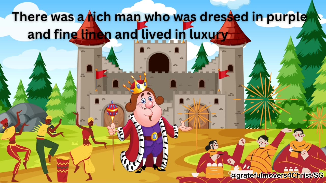 The Parable of the Rich Man and Lazarus. #parables #animationvideo #WordOfGod