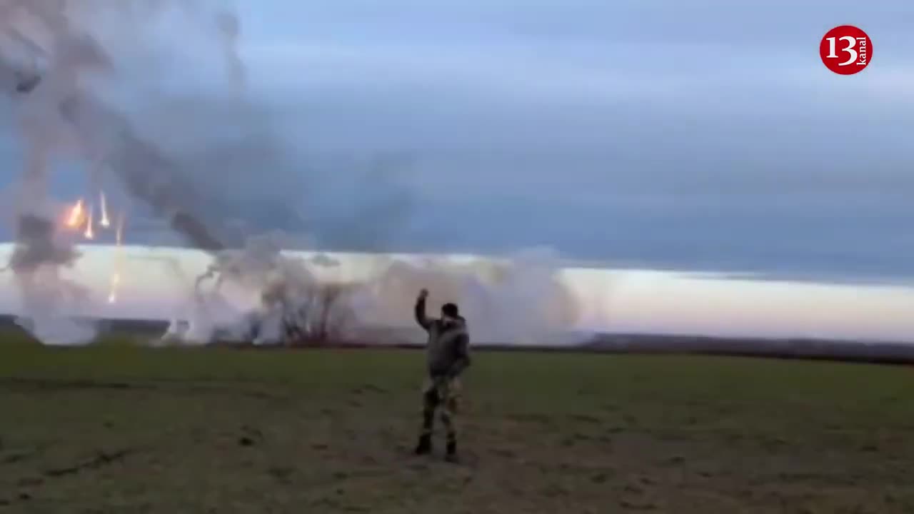 Ukrainian military helicopters make “fire rain” on Russian positions