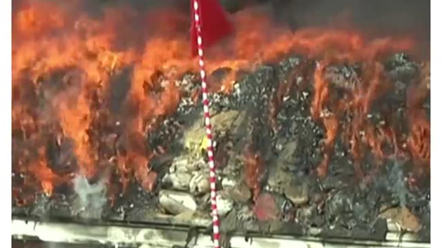 Pakistan burns confiscated drugs worth 1