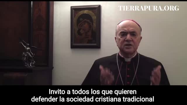 El arzobispo Viganó pide al pueblo «formar una Alianza internacional antiglobalista»