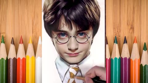 how to draw harry potter
