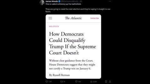 James Woods - They are gonna steal 2024