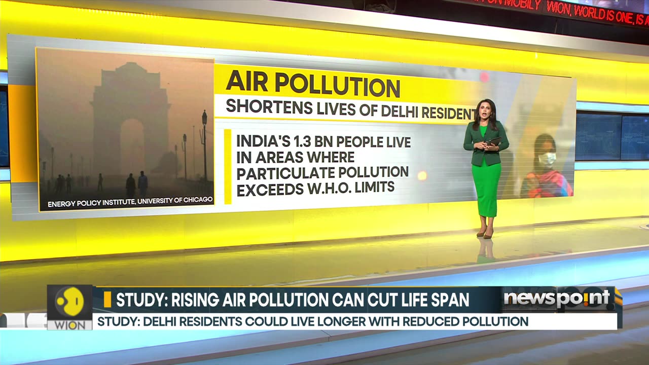 Air pollution shortens lives of Delhi residents