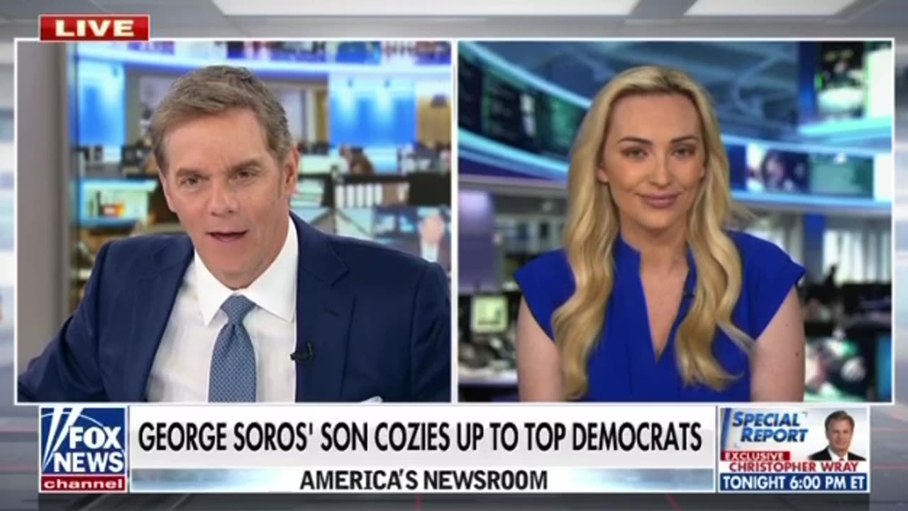 Soros Junior cozies up top Democrats