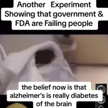 lab rats develop dimentia after being fed the American diet - basically diabetes