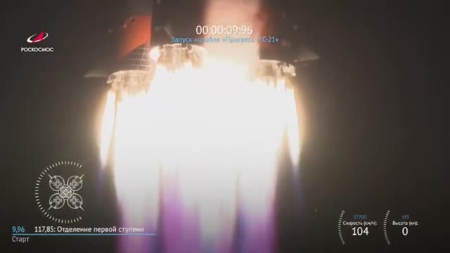 Russia Launches Soyuz Rocket Bound For ISS