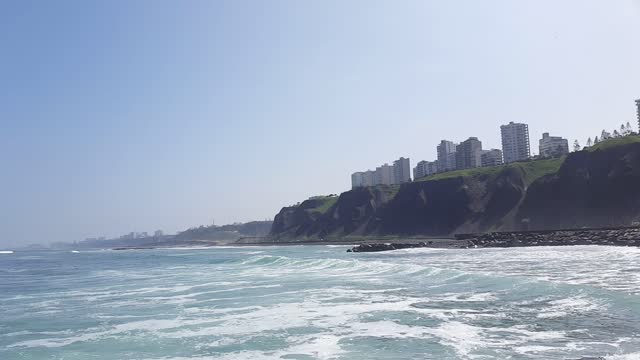 Malecón de Miraflores en Lima. PERU