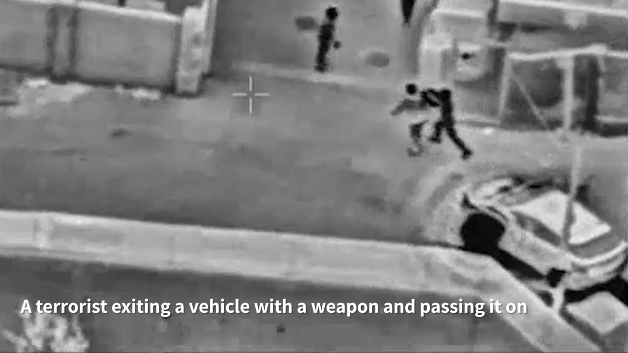 Attached is a video of terrorists smuggling weapons in the hospital compound in