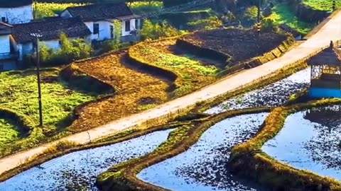 Beautiful Chinese rural landscape