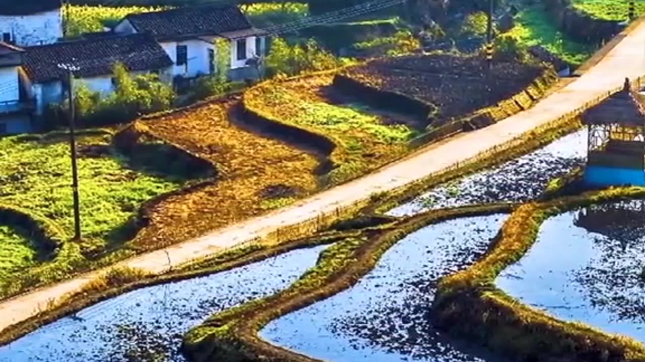 Beautiful Chinese rural landscape