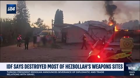 IDF says destroyed most of Hezbollah's weapons sites