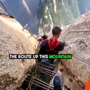 Would You Dare To Hike This Mountain? SCARY 😱
