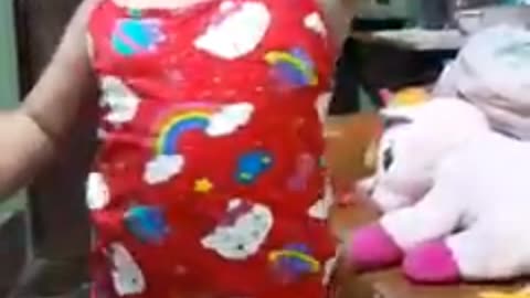 It is said that the naughty child will dance