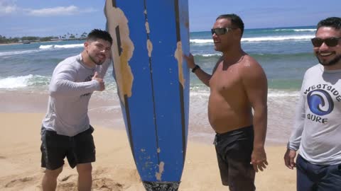 surfing in Hawaii