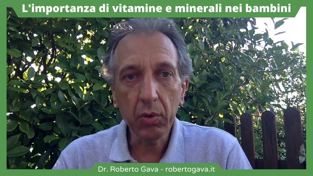 L'importanza di vitamine e minerali nei bambini