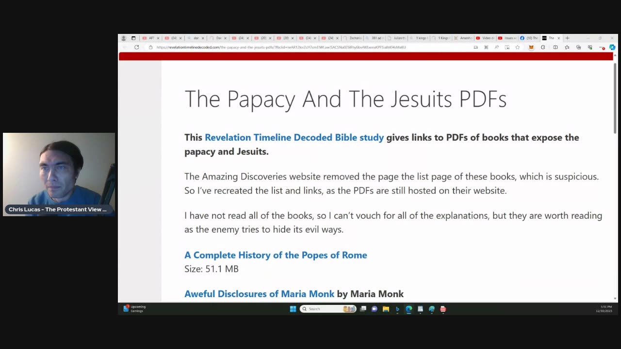 David Nikao Wilcoxson - The Papacy And The Jesuits PDFs @EndTimesDeceptions