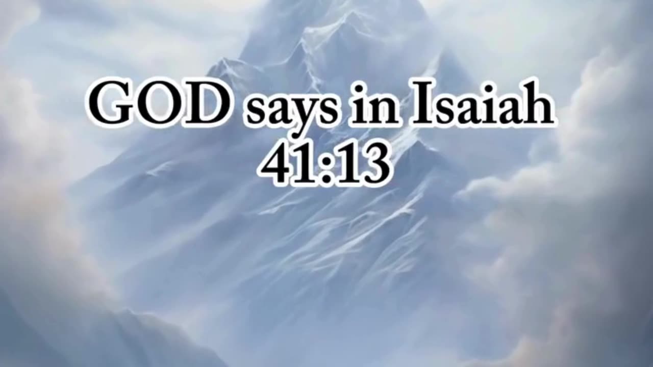 ISAIAH 41 : 13